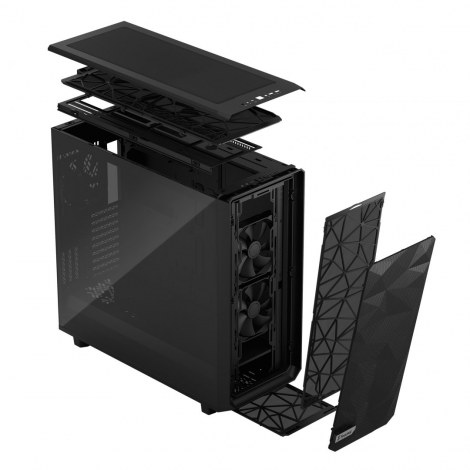 Fractal Design | Meshify 2 XL Light Tempered Glass | Black | Power supply included | ATX - 16